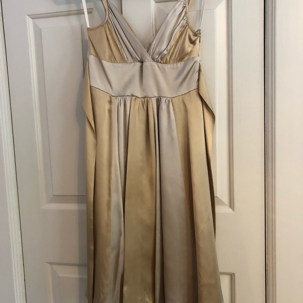 Silk holiday dress